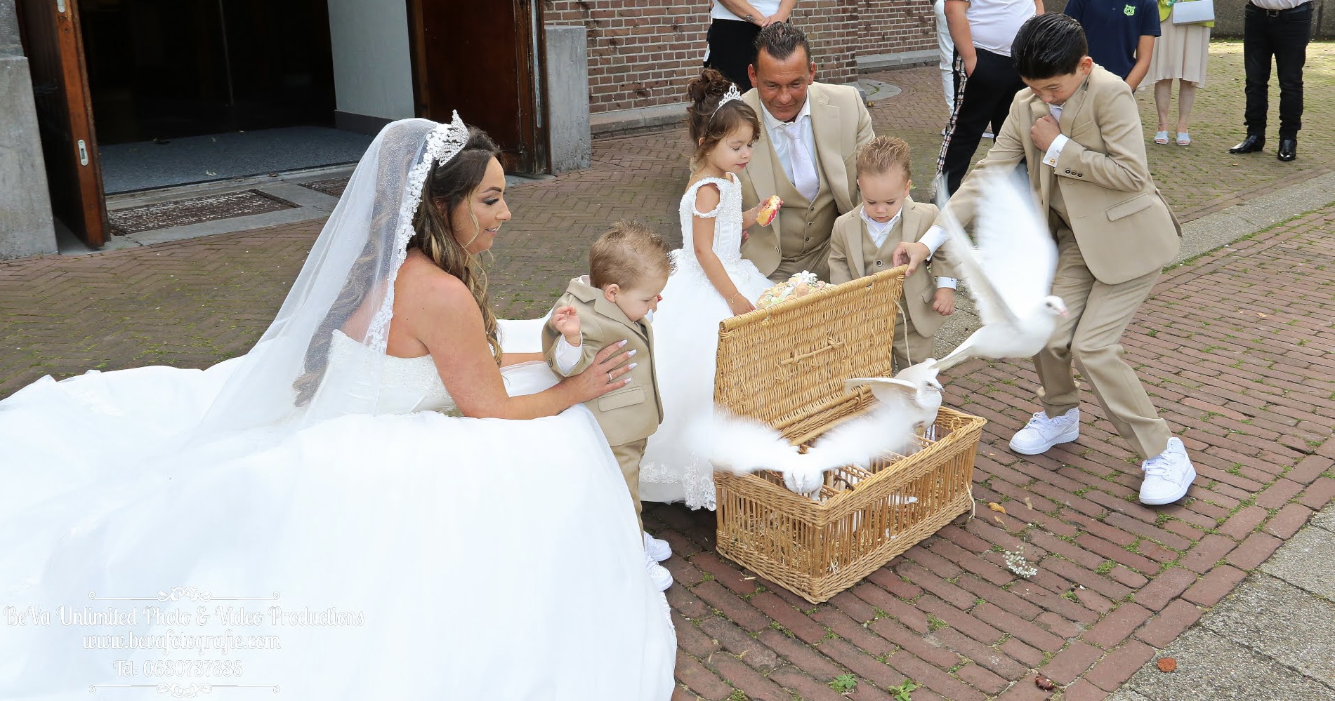 De bruiloft van Chris en Door