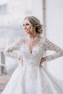 Alberto Axu trouwjurk Gold Diamond