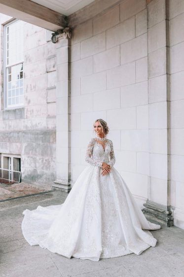 Alberto Axu trouwjurk Gold Diamond