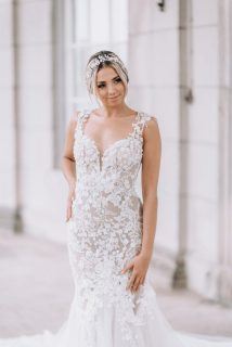 Alberto Axu trouwjurk zeemeermin - Doutzen