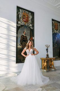 Alberto Axu trouwjurk A-lijn - Estella