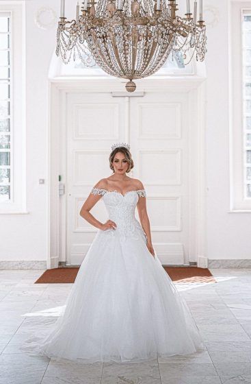 Alberto Axu trouwjurk A-lijn - Whitley