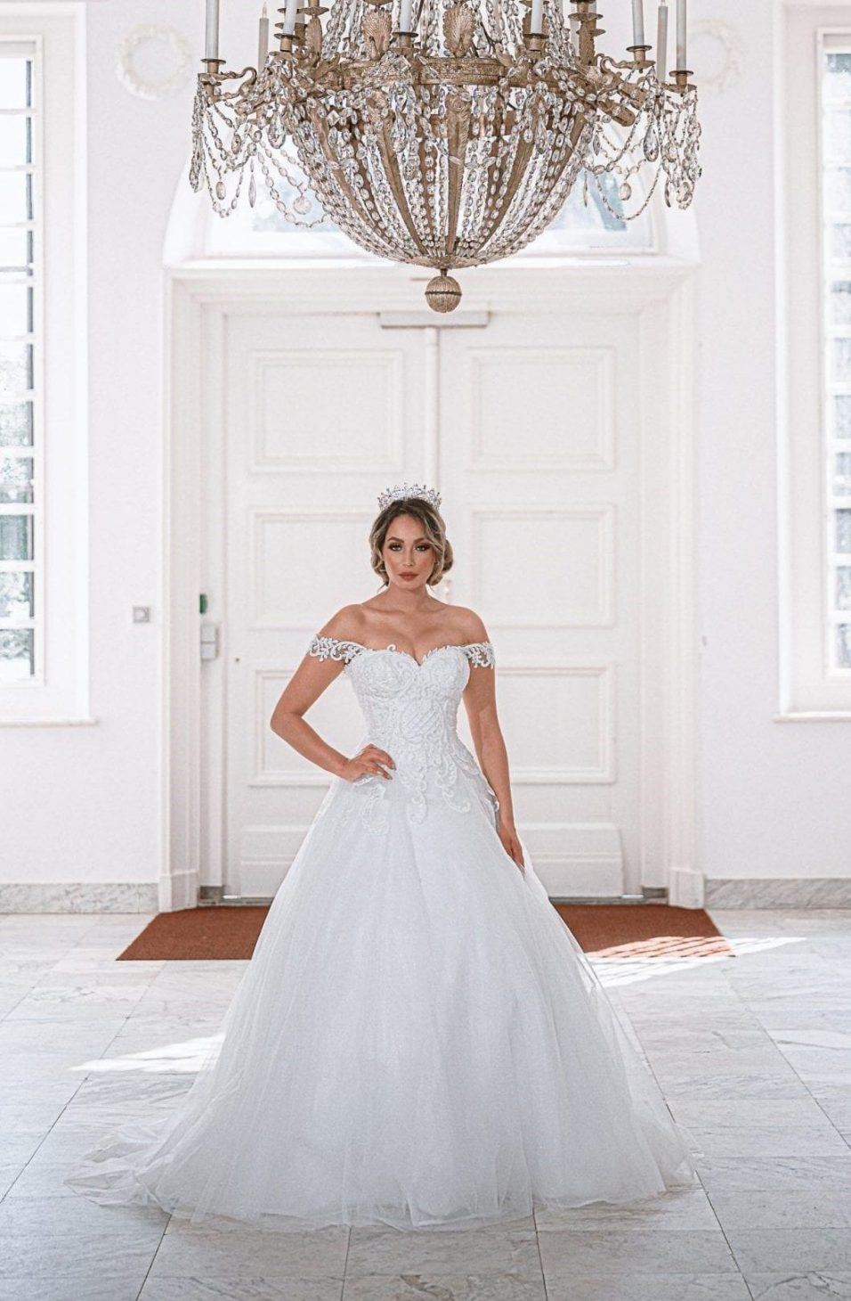 Alberto Axu trouwjurk A-lijn - Whitley