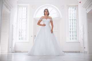 Alberto Axu trouwjurk A-lijn - Whitley