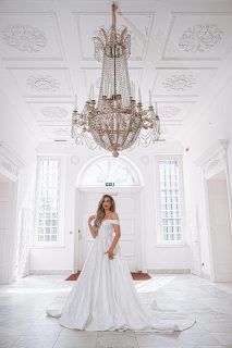 Alberto Axu trouwjurk A-lijn - Daine