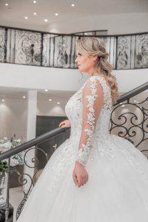 Alberto Axu grote maat trouwjurk Milano