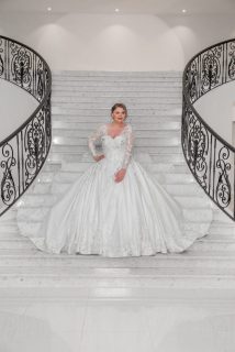 Alberto Axu grote maat trouwjurk Valencia