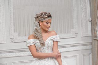 Alberto Axu trouwjurk prinses - Silver Diamond