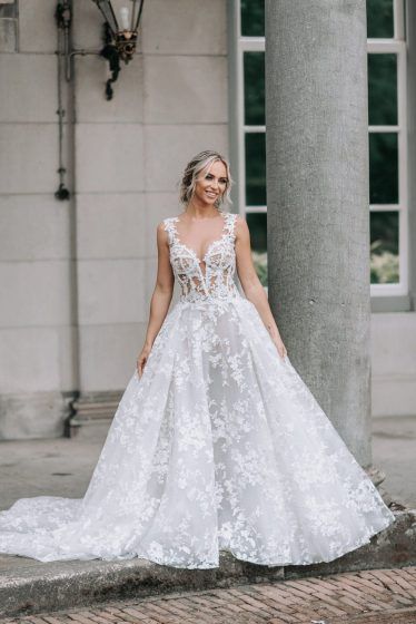Alberto Axu trouwjurk A-lijn - Liz