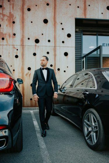 Alberto Axu zwart trouwpak