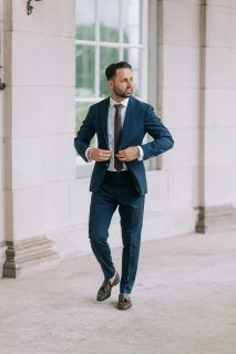 Trouwpak blauw maatpak 2022