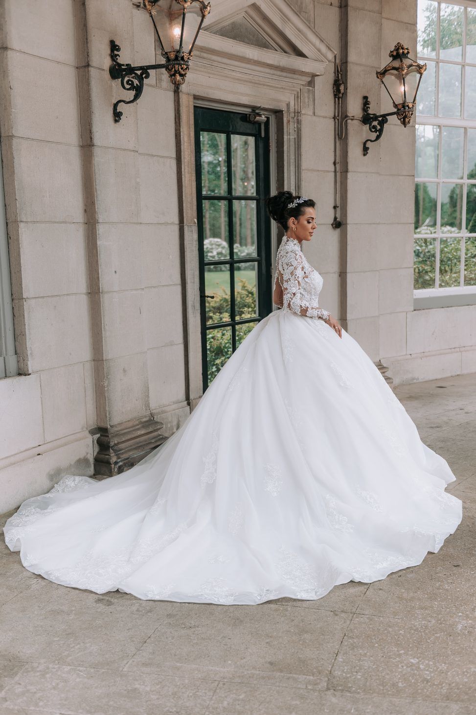 Trouwjurk Nova lange sleep