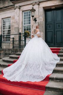 Alberto Axu trouwjurk Jamy Prinses lange sleep