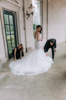 alberto en manuela trouwjurk zeemeermin