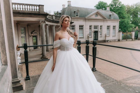 Tess prinses trouwjurk tulle