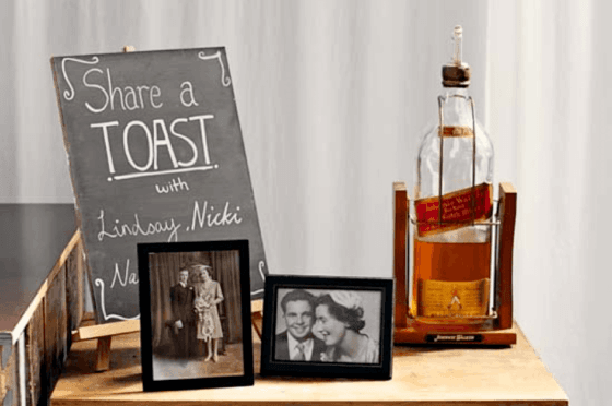 dierbaren herdenken bruiloft