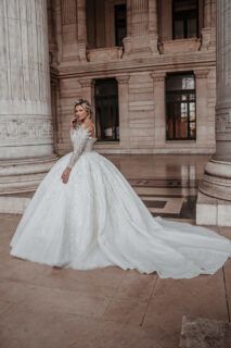 Exclusieve trouwjurk alberto axu