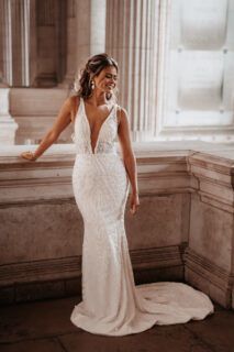 exclusieve avondjurk trouwjurk alberto axu