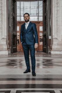 Trouwpak Turquoise Scabal Maatpak