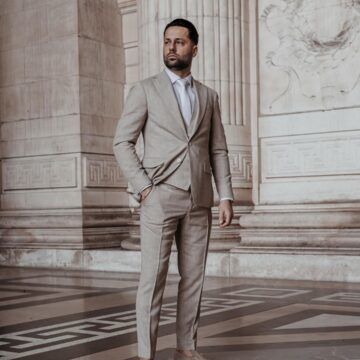 Alberto Axu trouwpak