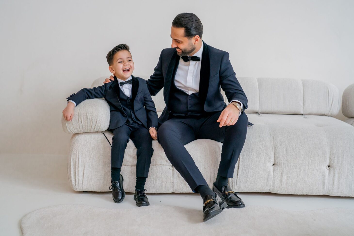 Vader en Zoon trouwpak kinderpak smoking 2024 alberto