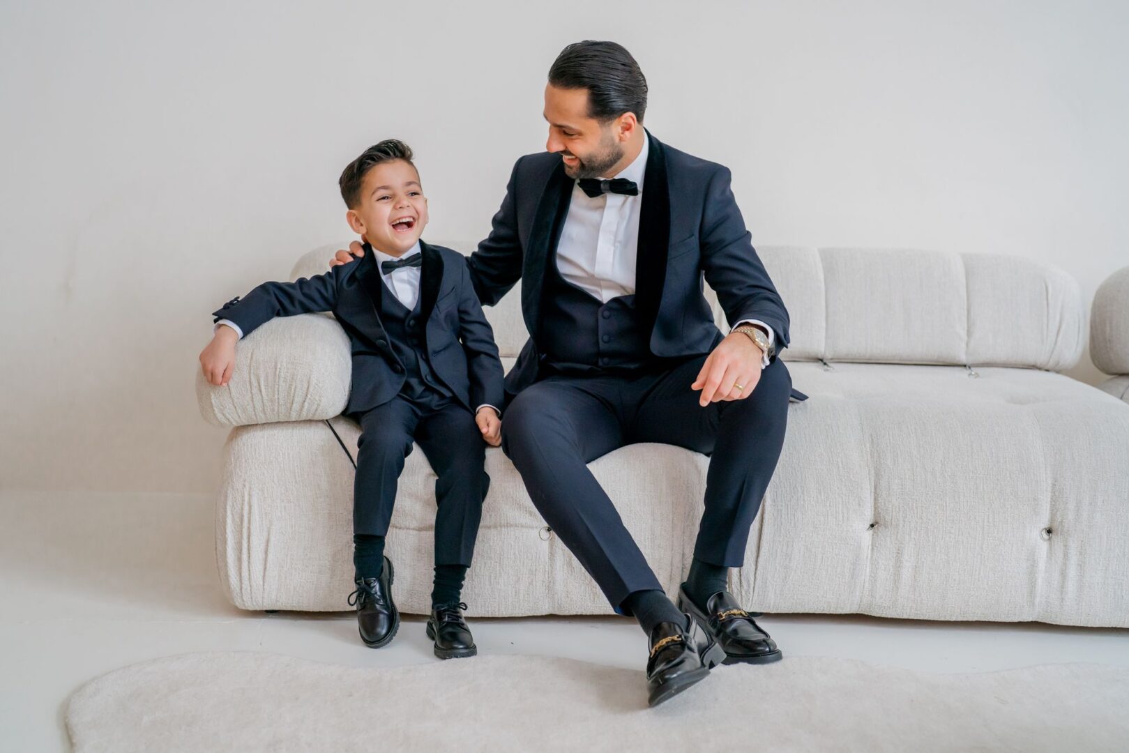 Vader en Zoon trouwpak kinderpak smoking 2024 alberto