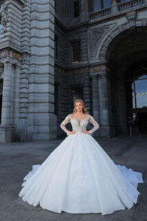 Trouwjurken Collectie 2024 Alberto Axu Bella Prinses Zomer