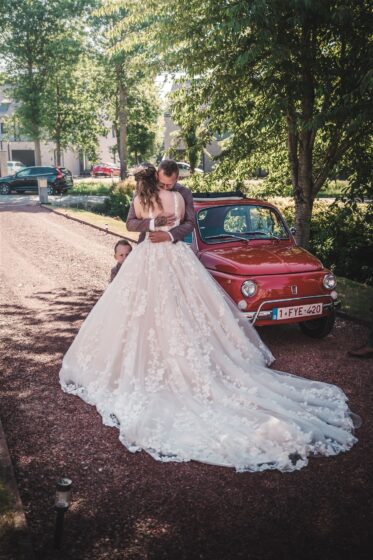 Angelo & Jolien trouwjurk by alberto axu belgie