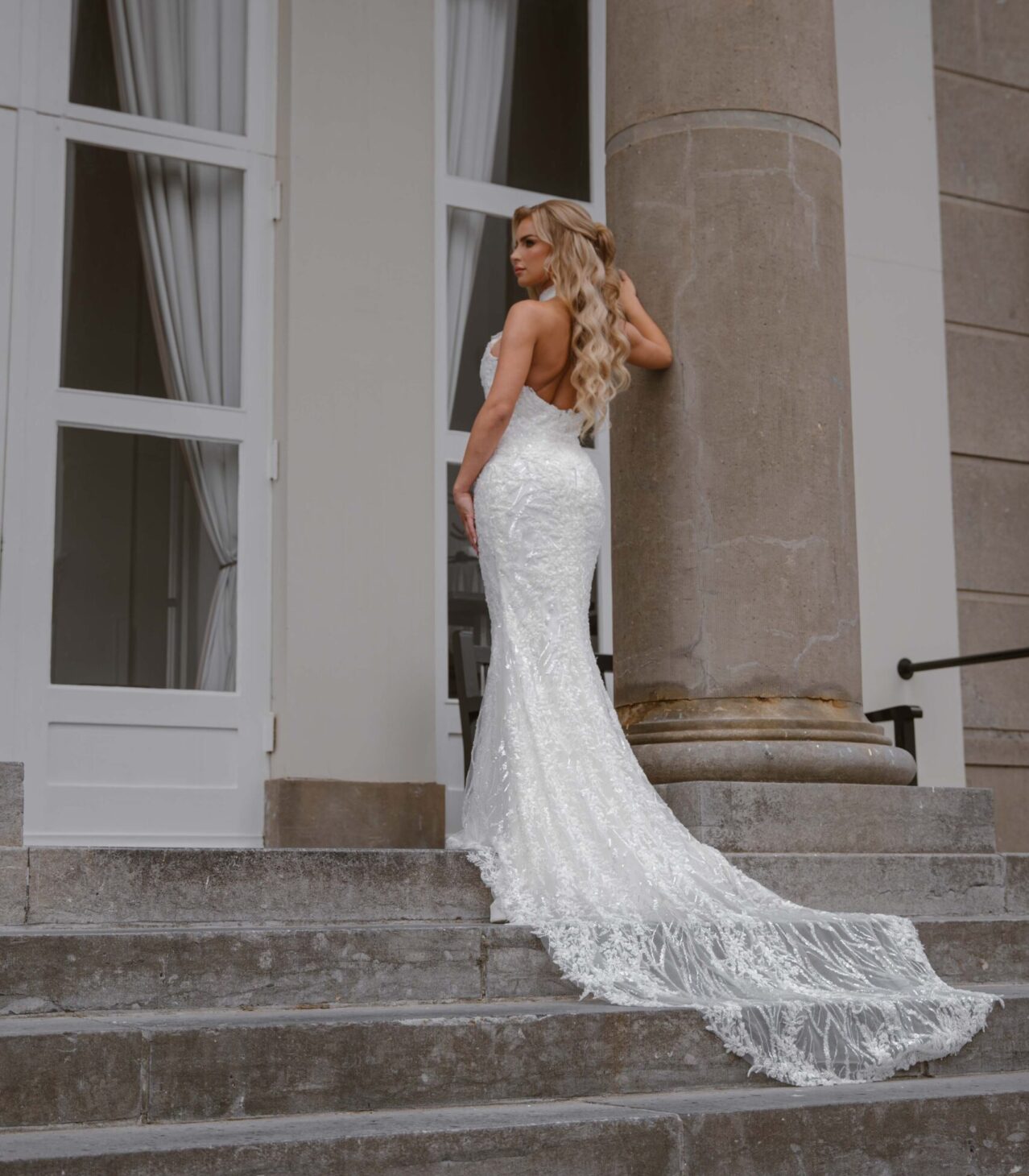 Kant Trouwjurken Collectie 2024 2025 Alberto Axu 34