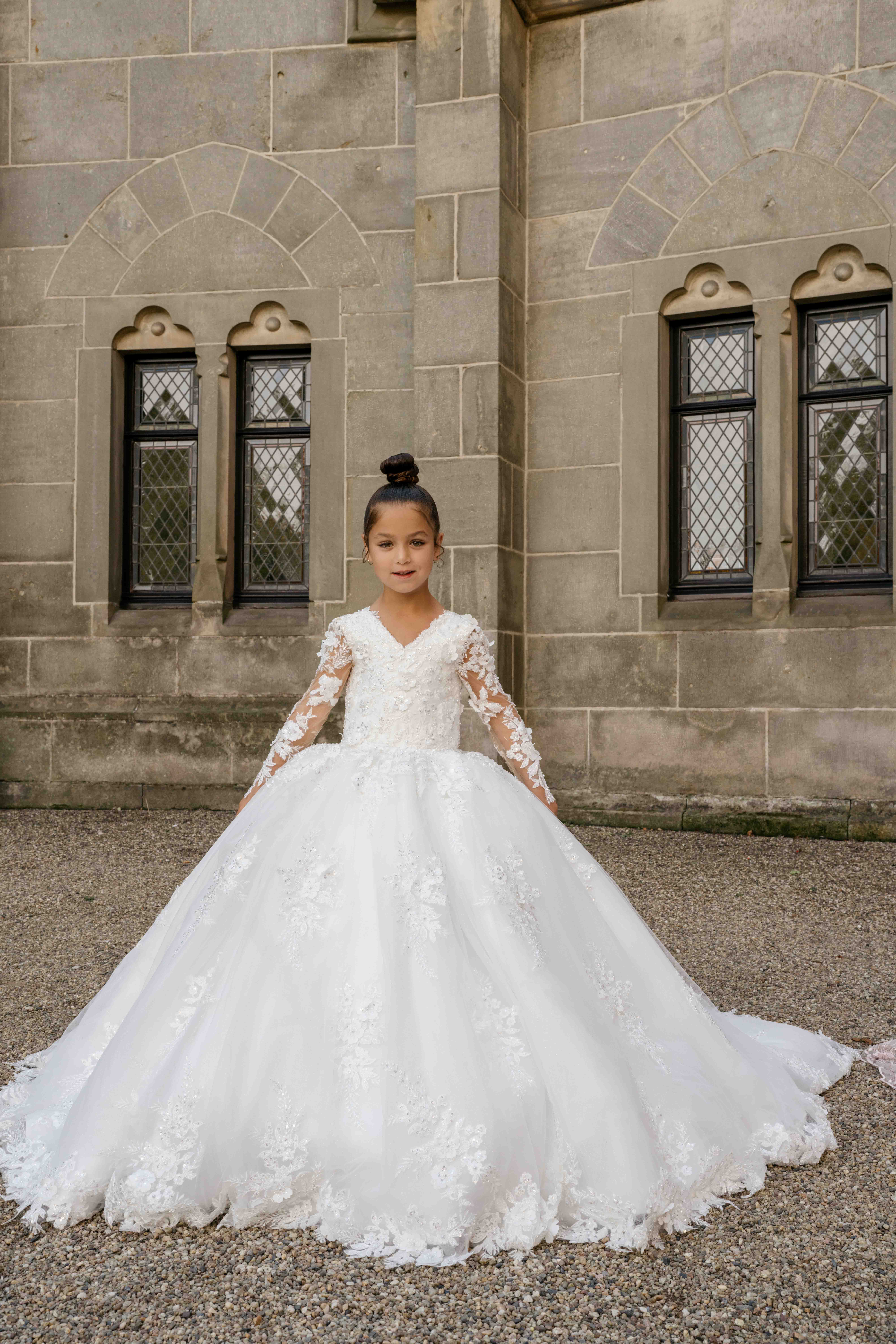 Communiejurk White collectie 2025 alberto axu