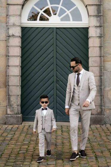 Kinderpak Bruin Beige Alberto Axu