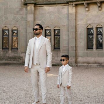 Kinderpak Bruin Ecru Beige Alberto Axu 2025