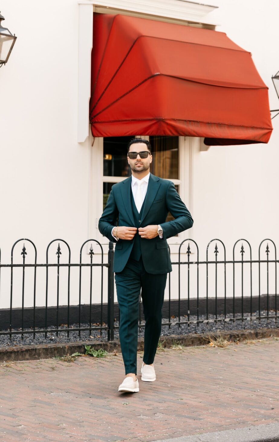 Trouwpak Alberto Axu Aqua Groen Italiaanse Style