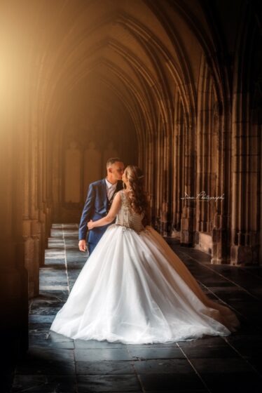 angela en jermaine trouwjurk 2024 doree photography