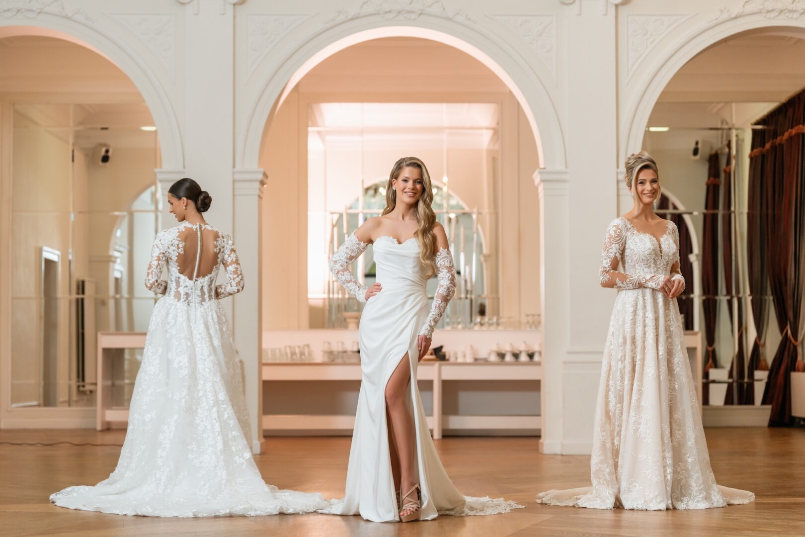 Bruidsshow collectie trouwjurken 2026 alberto axu